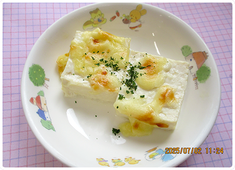 豆腐のチーズ焼き